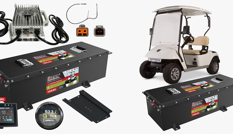 72 volt lithium battery for golf cart