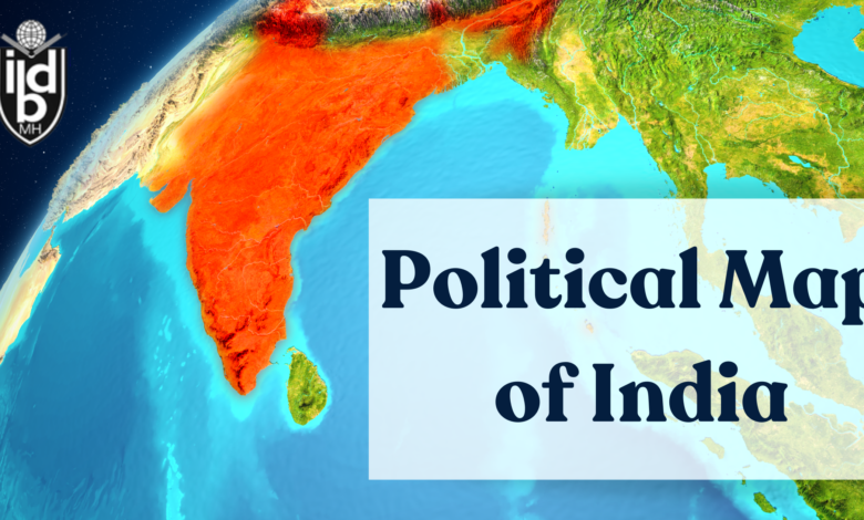 political map of India