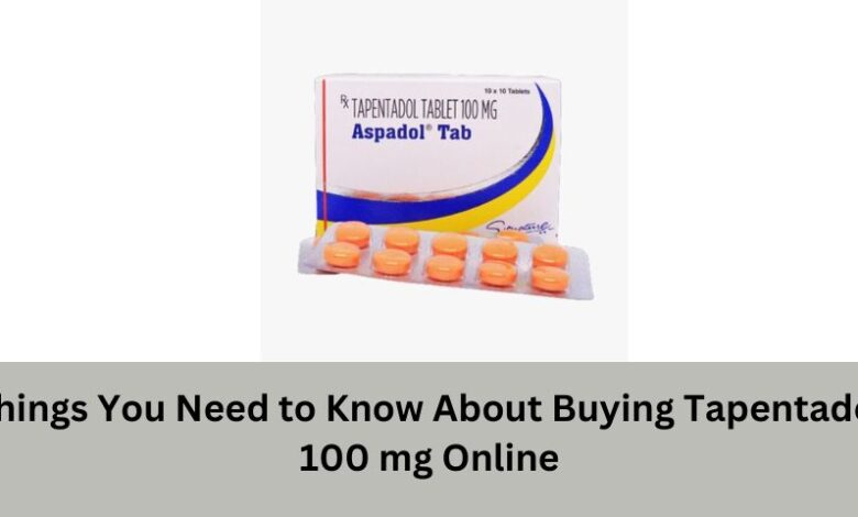 Things You Need to Know About Buying Tapentadol 100 mg Online