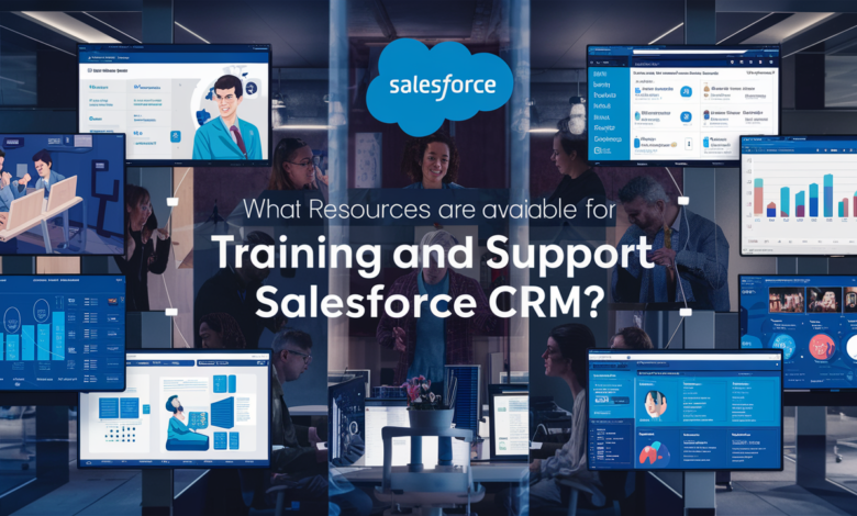 What Resources Are Available for Training and Support in Salesforce CRM