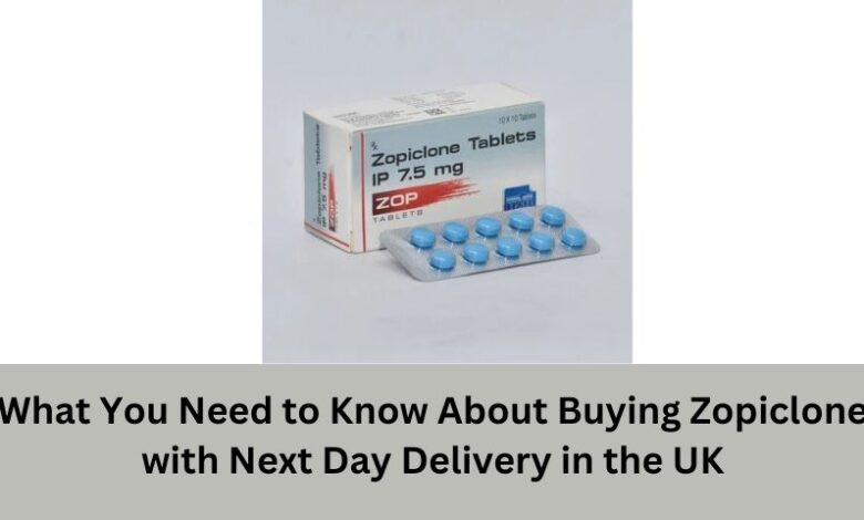 What You Need to Know About Buying Zopiclone with Next Day Delivery in the UK