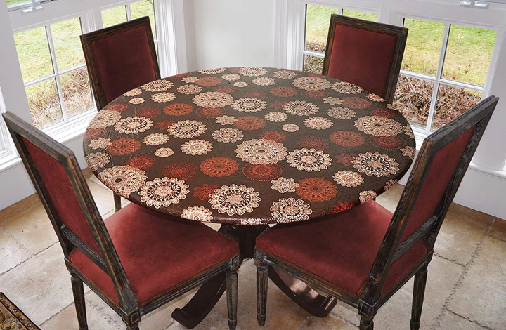 elasticated round table covers