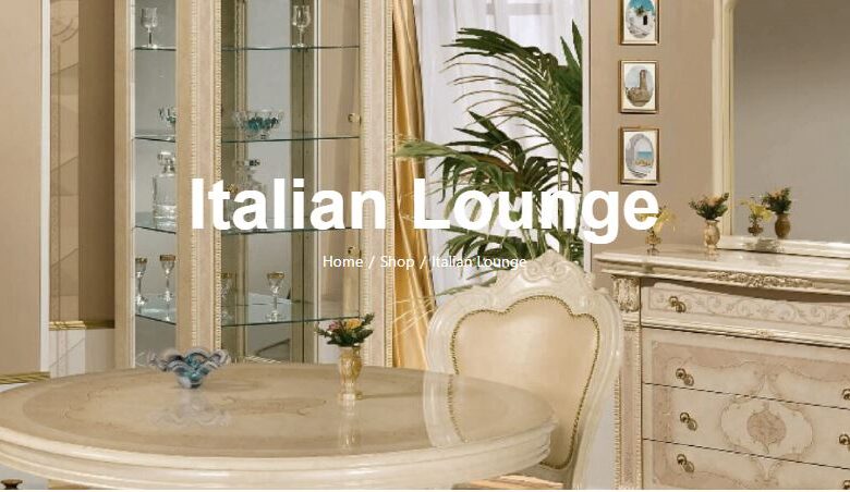 italian living room furniture