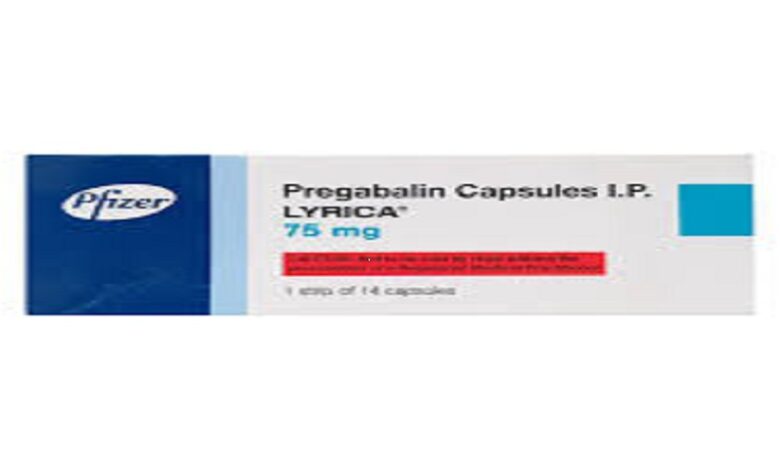 Lyrica 75 mg in 10 pills.