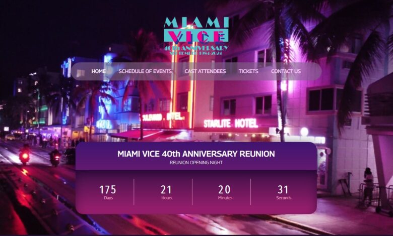 miami vice 40th anniversary ticket