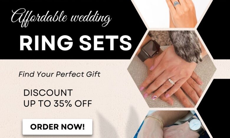 Classic wedding ring sets