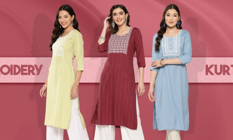 Casual and Comfortable Daily Wear Kurtis By VKTrendz