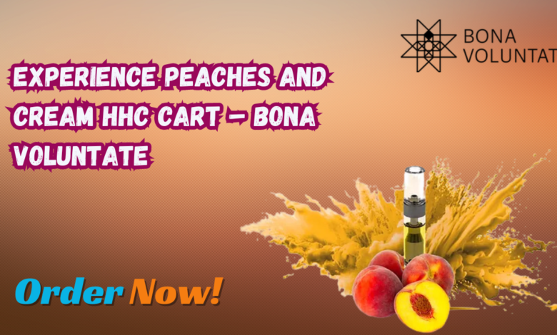 Peaches and Cream HHC Cart