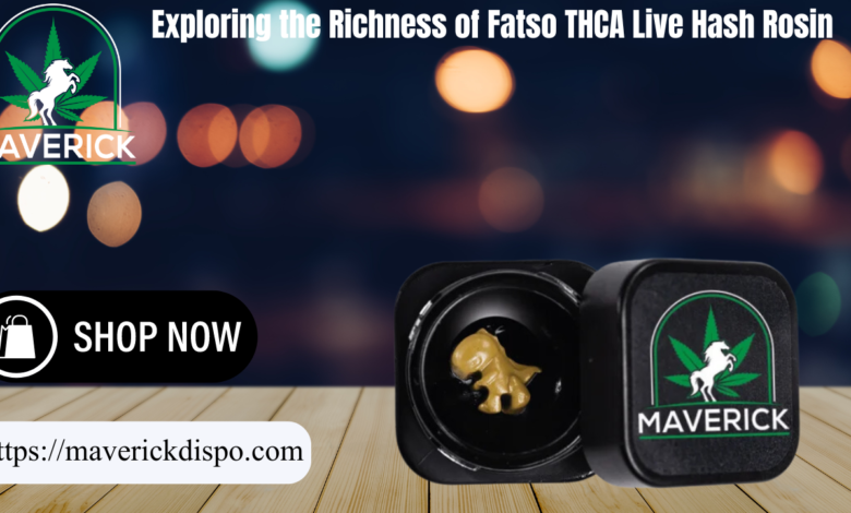 Fatso THCA Live Hash Rosin