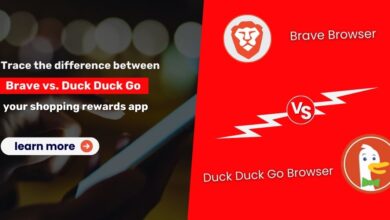 difference between Brave vs Duck duck go – your shopping rewards app