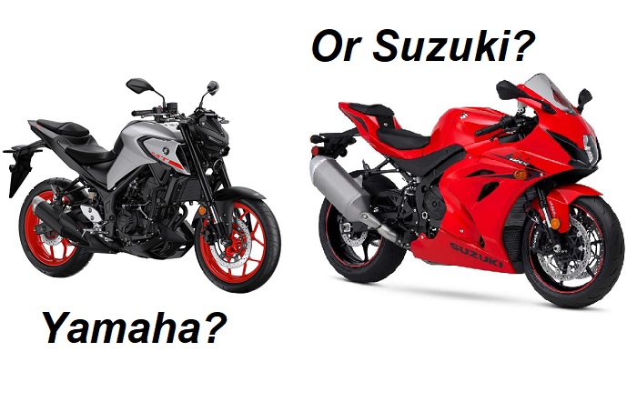 Yamaha and Suzuki Bikes