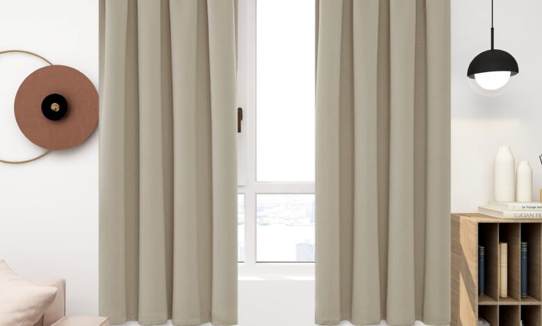 blackout curtains