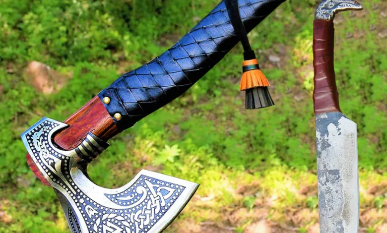 Kukri Knife, Premium Axes, Hunting Knives, Fixed Blade, Afhzam Sword, Handmade Viking Axes, Viking Swords, Handmade Viking Axe, Viking Knife,